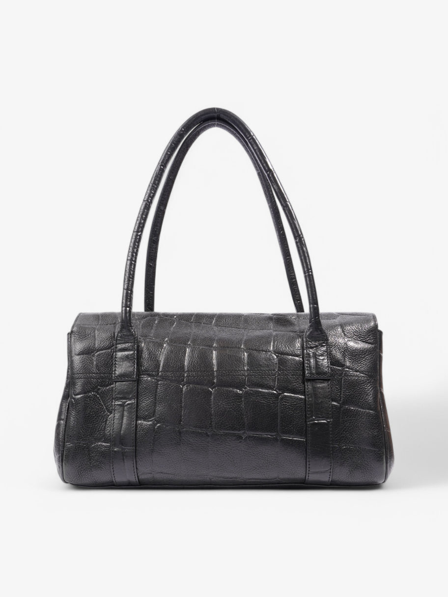 Mulberry Bayswater East West Black Embossed Leather Image 4