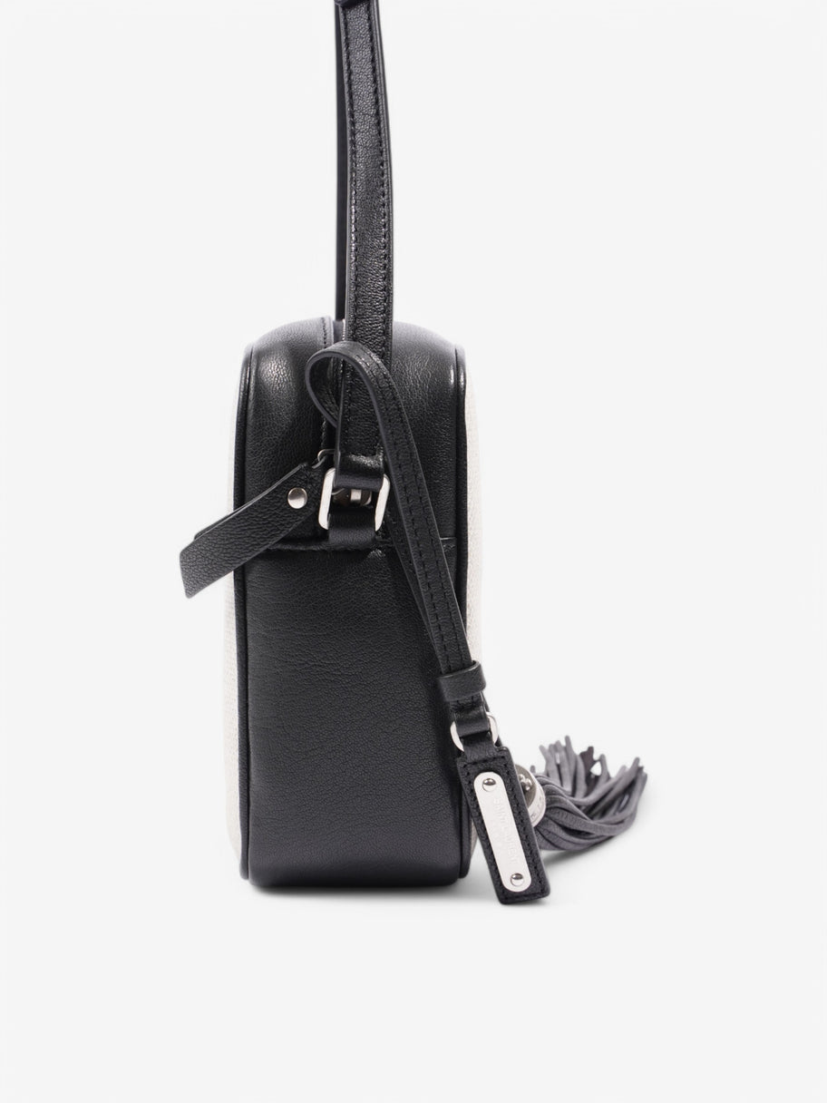 Saint Laurent Lou Camera Bag White / Black Canvas Medium Image 5