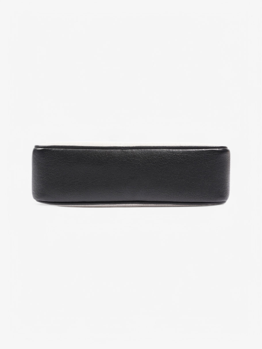 Saint Laurent Lou Camera Bag White / Black Canvas Medium Image 6