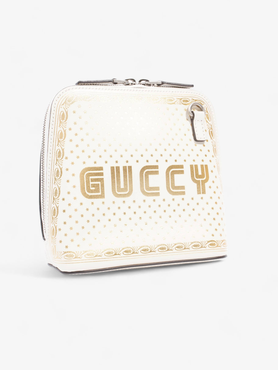 Guccy Mini Stars Cream / Gold Leather Image 7
