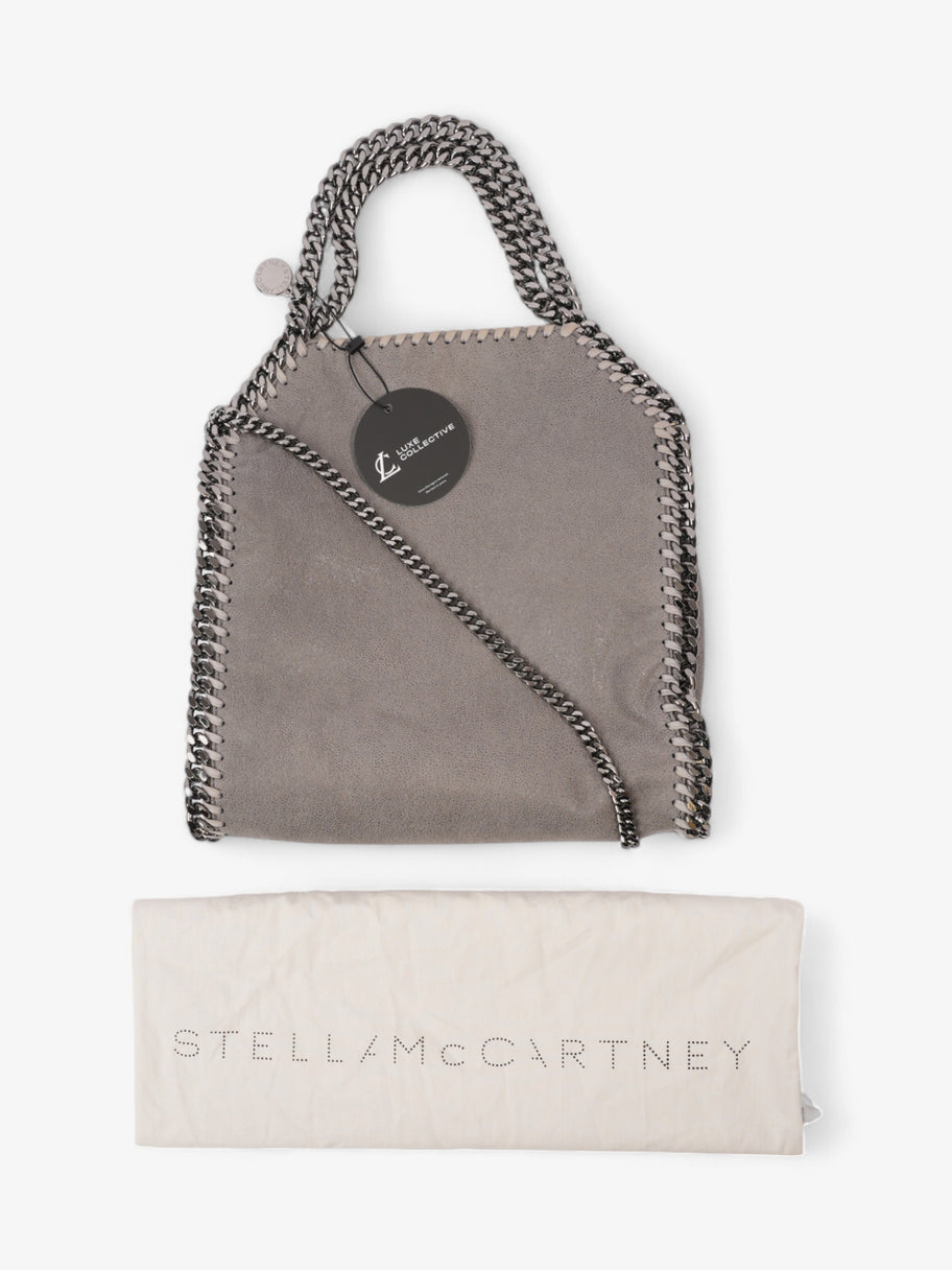 Stella McCartney Falabella Tote Grey Polyurethane Mini Image 9