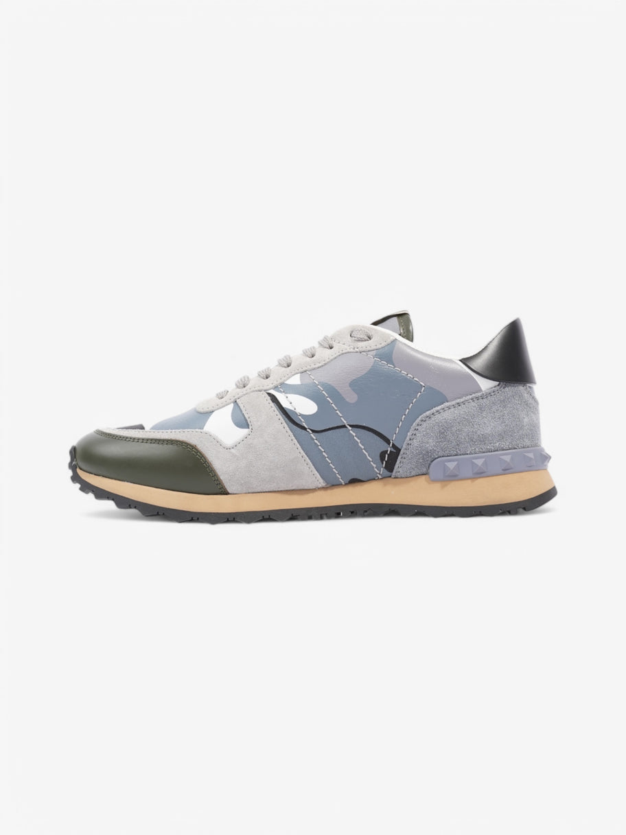 Valentino Rockrunner Sneakers Grey / White / Khaki Suede EU 40 UK 7 Image 3