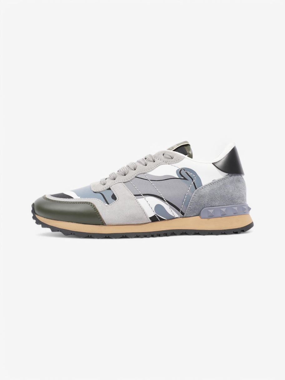 Valentino Rockrunner Sneakers Grey / White / Khaki Suede EU 40 UK 7 Image 5