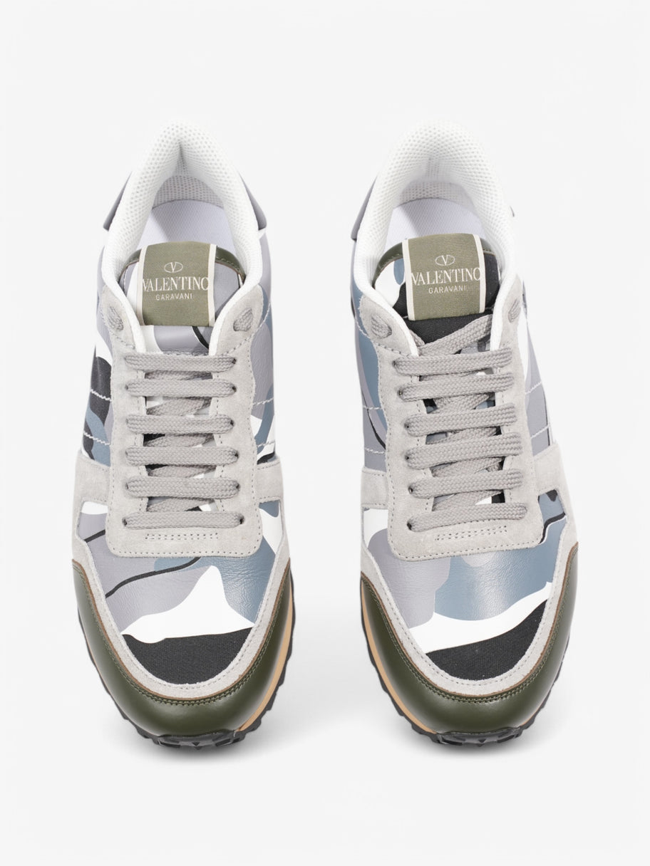 Valentino Rockrunner Sneakers Grey / White / Khaki Suede EU 40 UK 7 Image 8