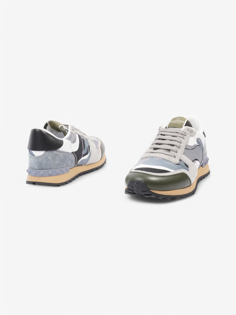 Valentino Rockrunner Sneakers Grey / White / Khaki Suede EU 40 UK 7 Image 9
