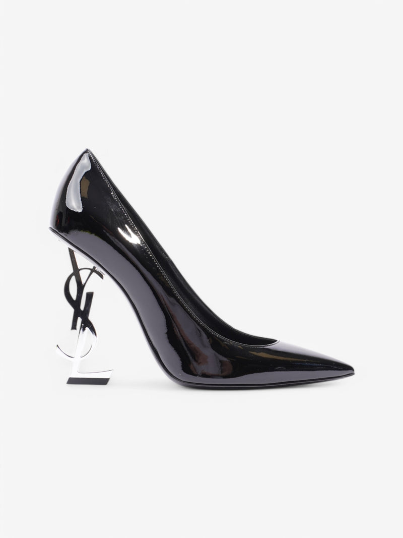  Saint Laurent Opyum Heel 110 Black Patent Leather EU 37 UK 4