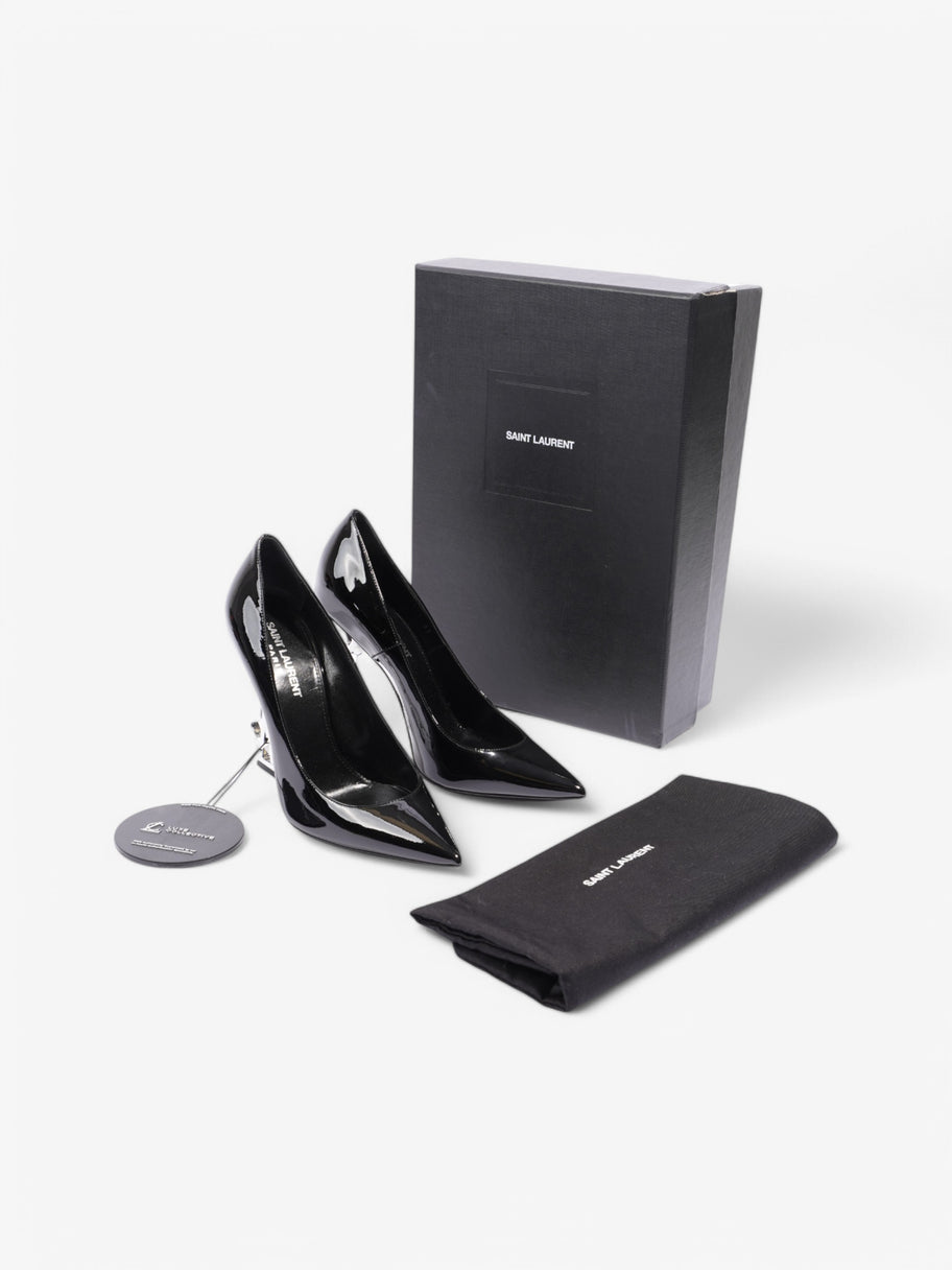 Saint Laurent Opyum Heel 110 Black Patent Leather EU 37 UK 4 Image 9