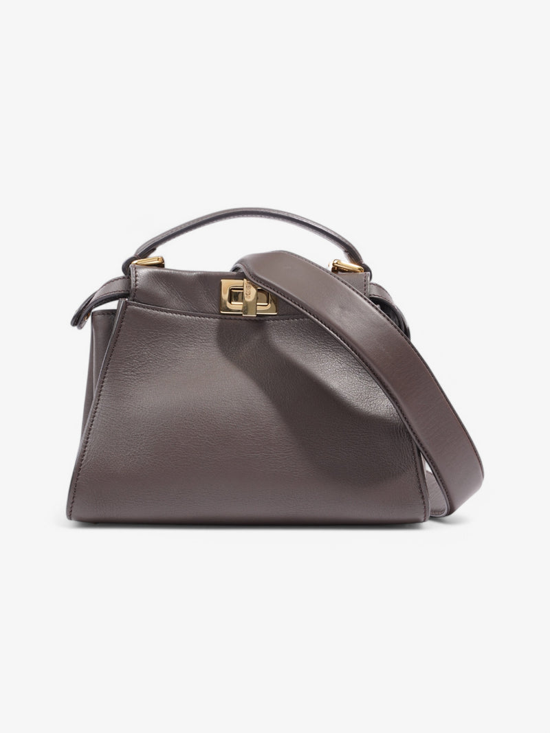  Fendi Peekaboo Brown Leather