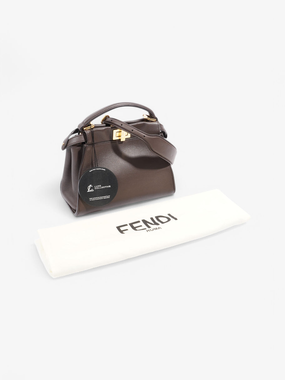 Fendi Peekaboo Brown Leather Image 10