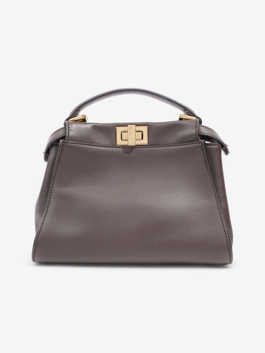 Fendi Peekaboo Brown Leather Image 4