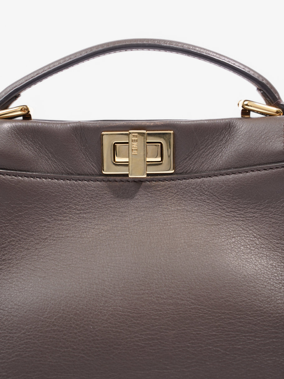 Fendi Peekaboo Brown Leather Image 7