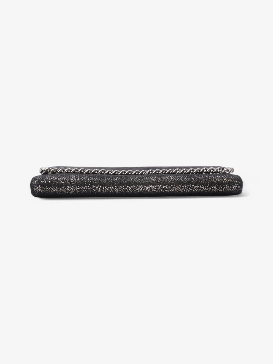 Stella McCartney Falabella Continental Wallet Black Suede Image 5