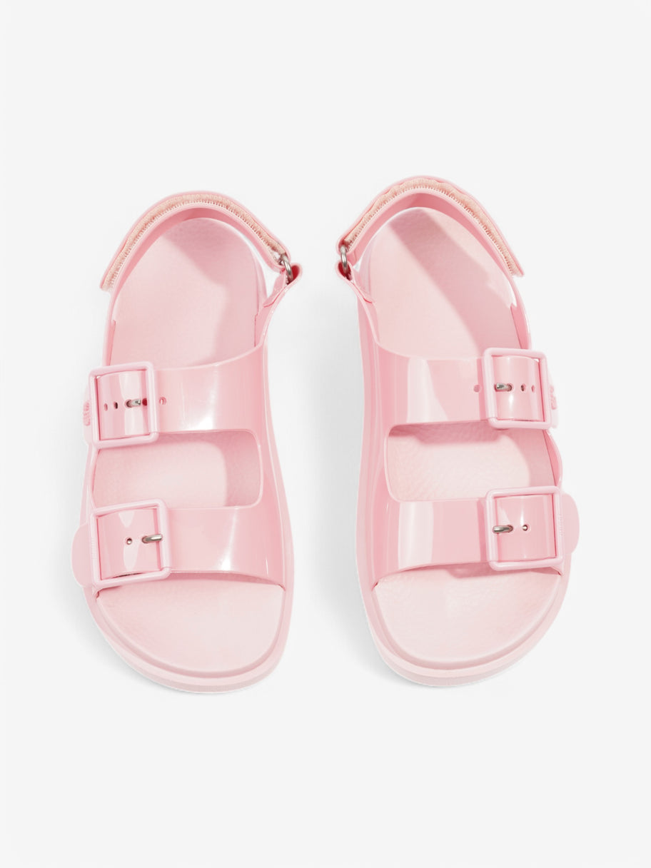 Gucci GG Rubber Sandals Pink Rubber EU 37 UK 4 Image 8