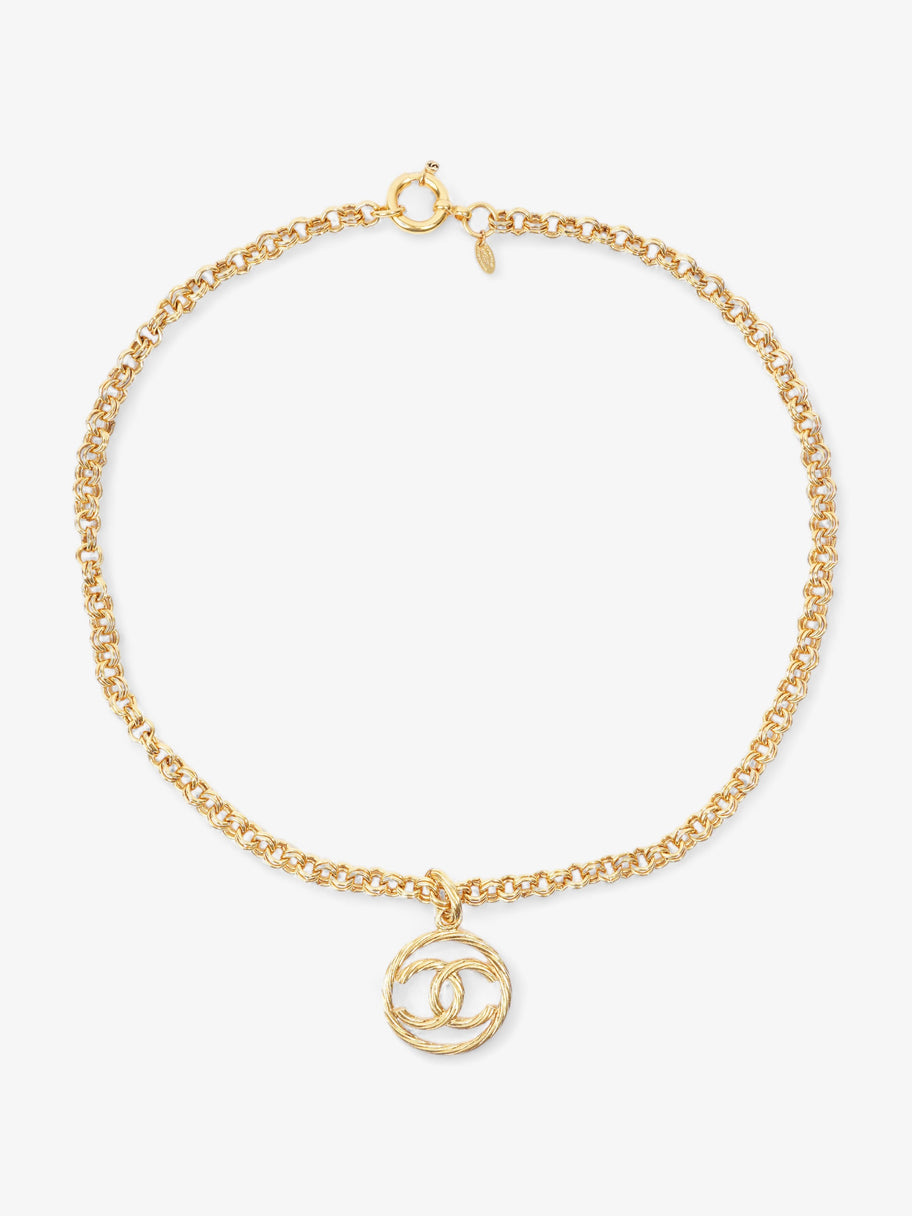 Chanel  Circle Coco Necklace Gold Gold Plated 76.5cm Image 1