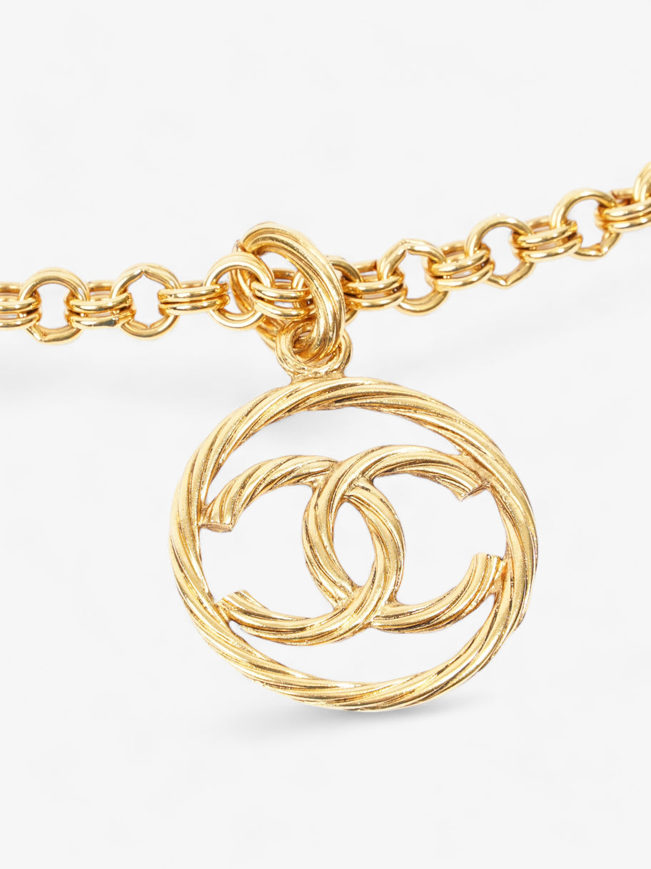 Chanel  Circle Coco Necklace Gold Gold Plated 76.5cm Image 2