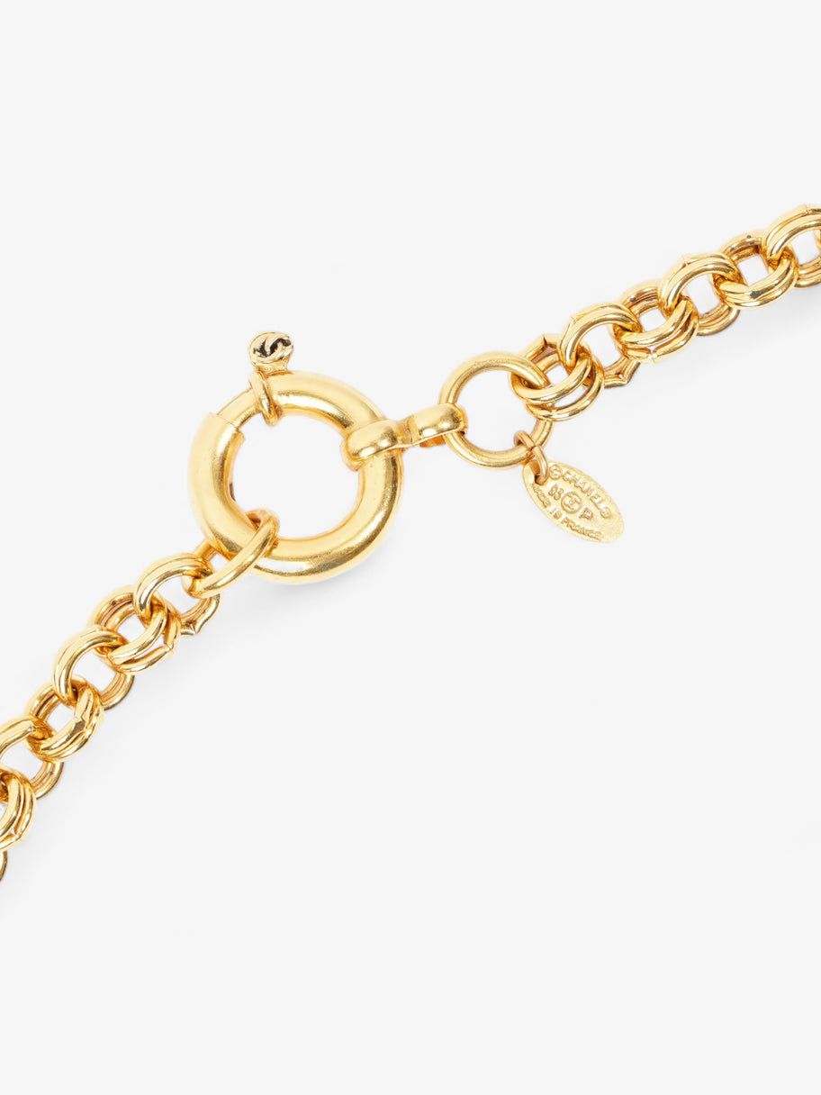 Chanel  Circle Coco Necklace Gold Gold Plated 76.5cm Image 3