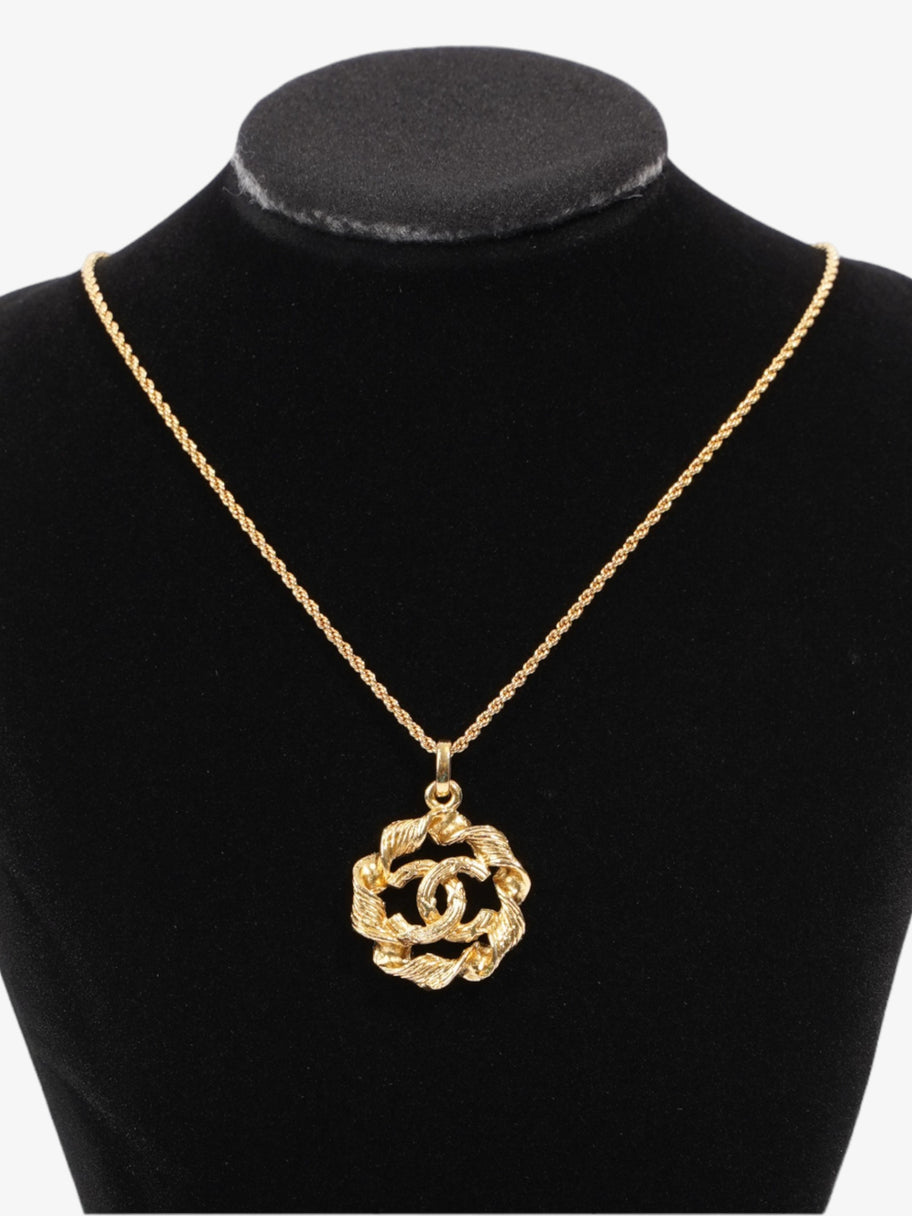 Chanel Coco Mark Necklace Gold Gold Plated 40.3cm Image 2