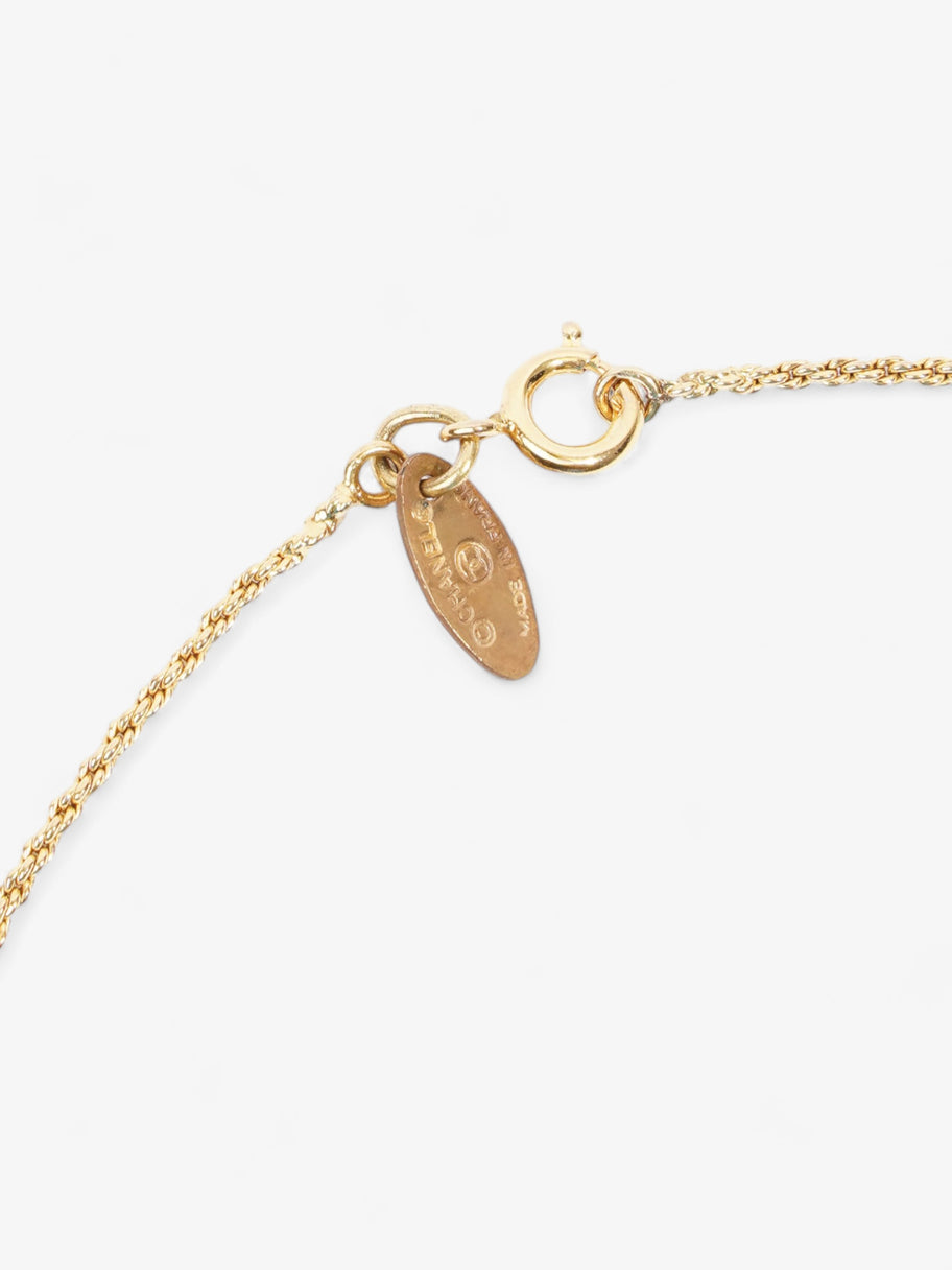 Chanel Coco Mark Necklace Gold Gold Plated 40.3cm Image 4
