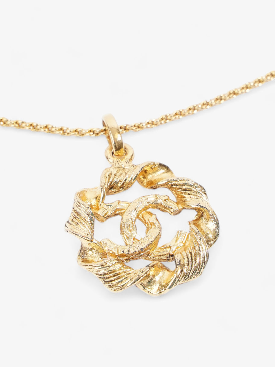 Chanel Coco Mark Necklace Gold Gold Plated 40.3cm Image 5