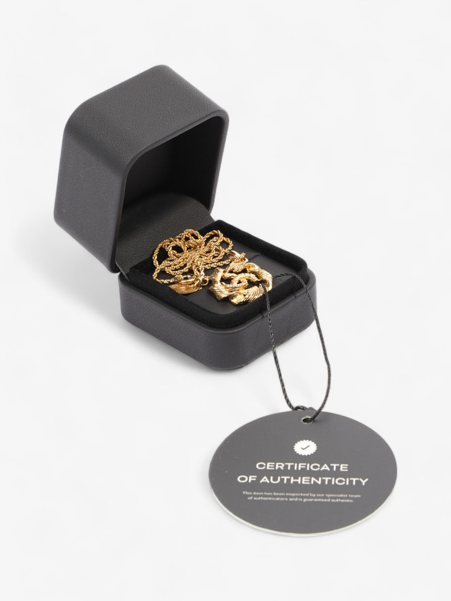 Chanel Coco Mark Necklace Gold Gold Plated 40.3cm Image 6