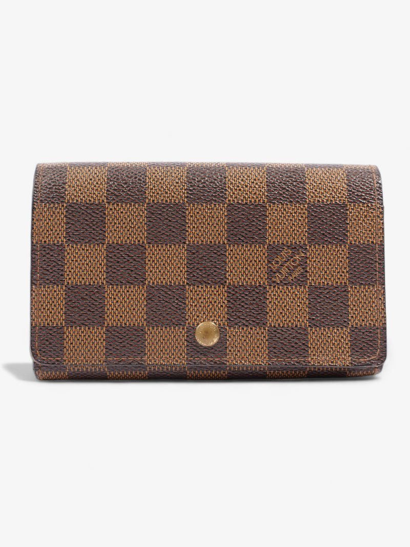  Louis Vuitton Porto Monevier Tresor Damier Ebene Coated Canvas