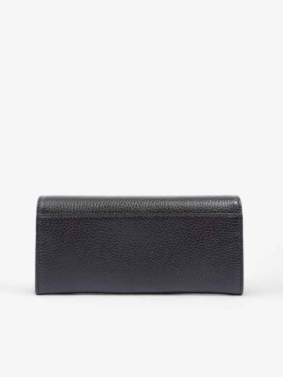 Gucci Long Wallet Black Leather Image 3