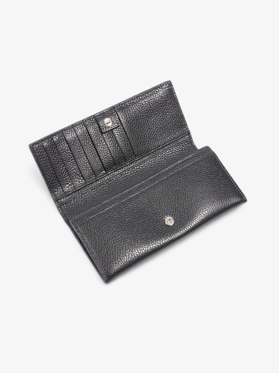 Gucci Long Wallet Black Leather Image 5