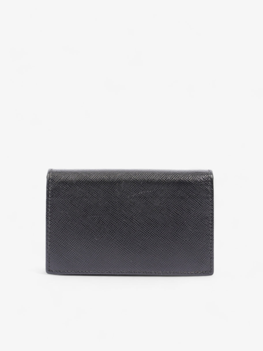 Prada Card Case Black Saffiano Leather Image 3