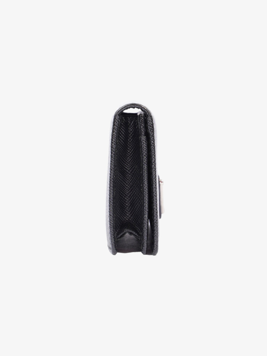 Prada Card Case Black Saffiano Leather Image 4