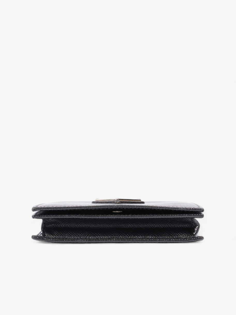 Prada Card Case Black Saffiano Leather Image 5