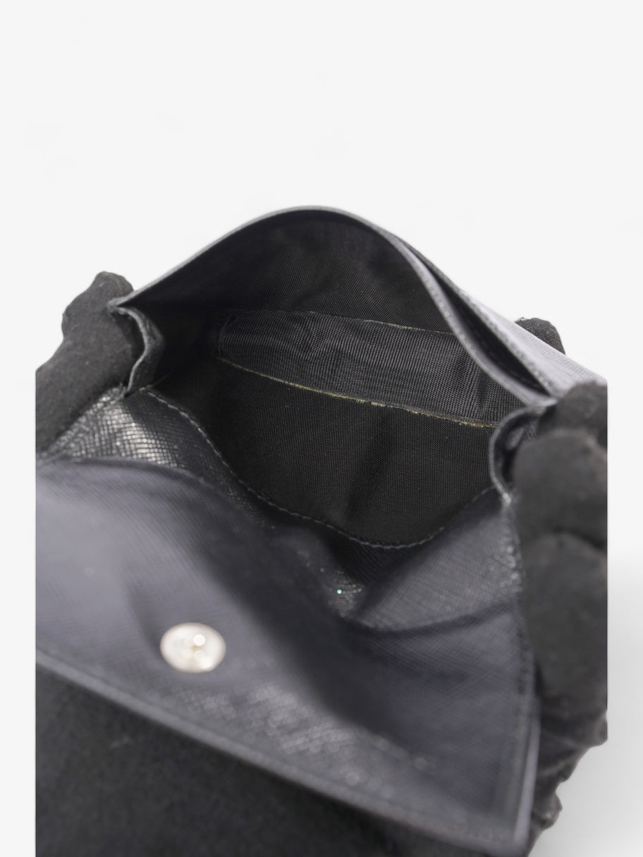 Prada Card Case Black Saffiano Leather Image 7