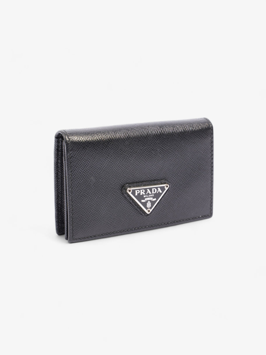 Prada Card Case Black Saffiano Leather Image 8