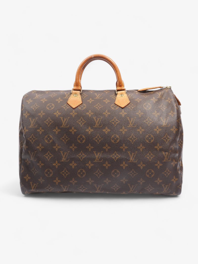  Speedy Monogram Coated Canvas 40