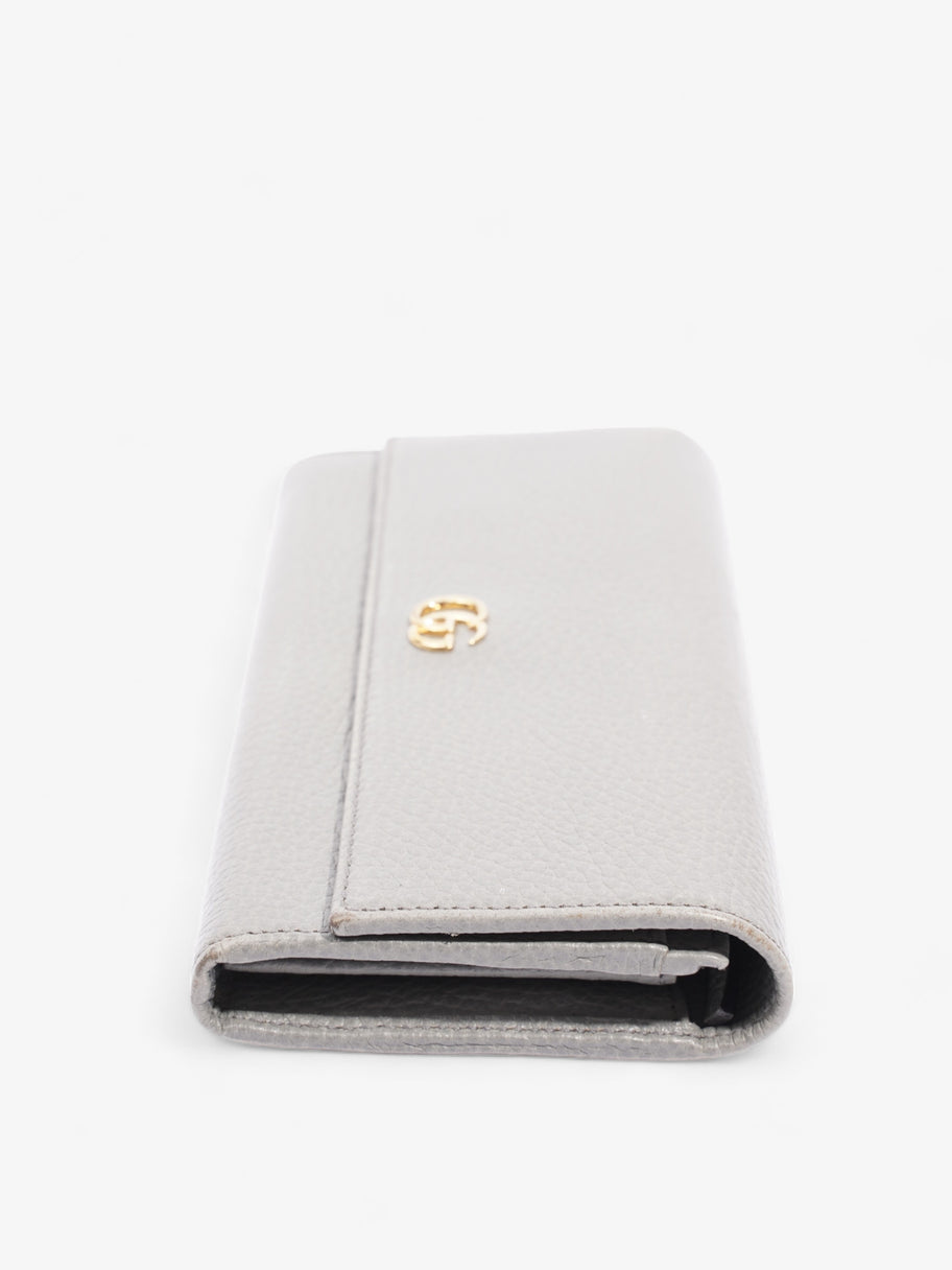Gucci Marmont Long Wallet Grey Leather Image 2