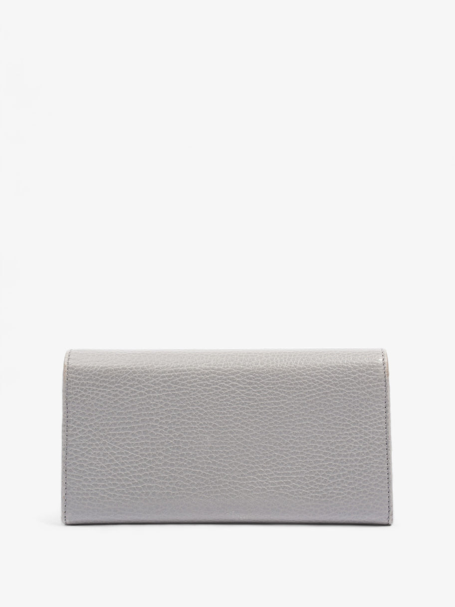 Gucci Marmont Long Wallet Grey Leather Image 3