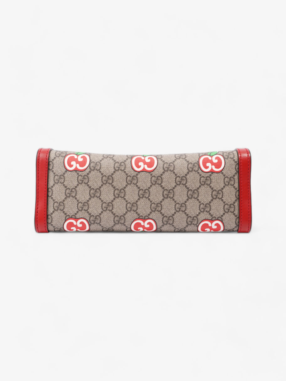 Gucci GG Apple Padlock Beige And Ebony GG Supreme / Red Coated Canvas Small Image 6