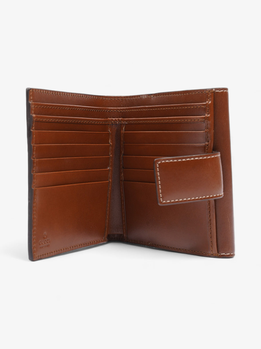 Gucci French Flap Wallet GG Supreme / Brown Canvas Image 8