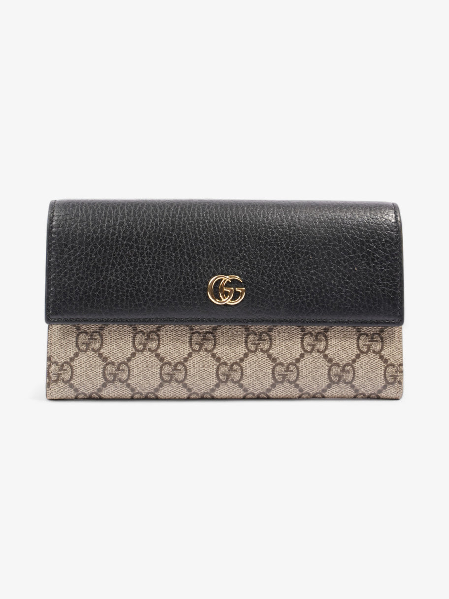 Gucci GG Supreme Wallet Black / Supreme Leather Image 1