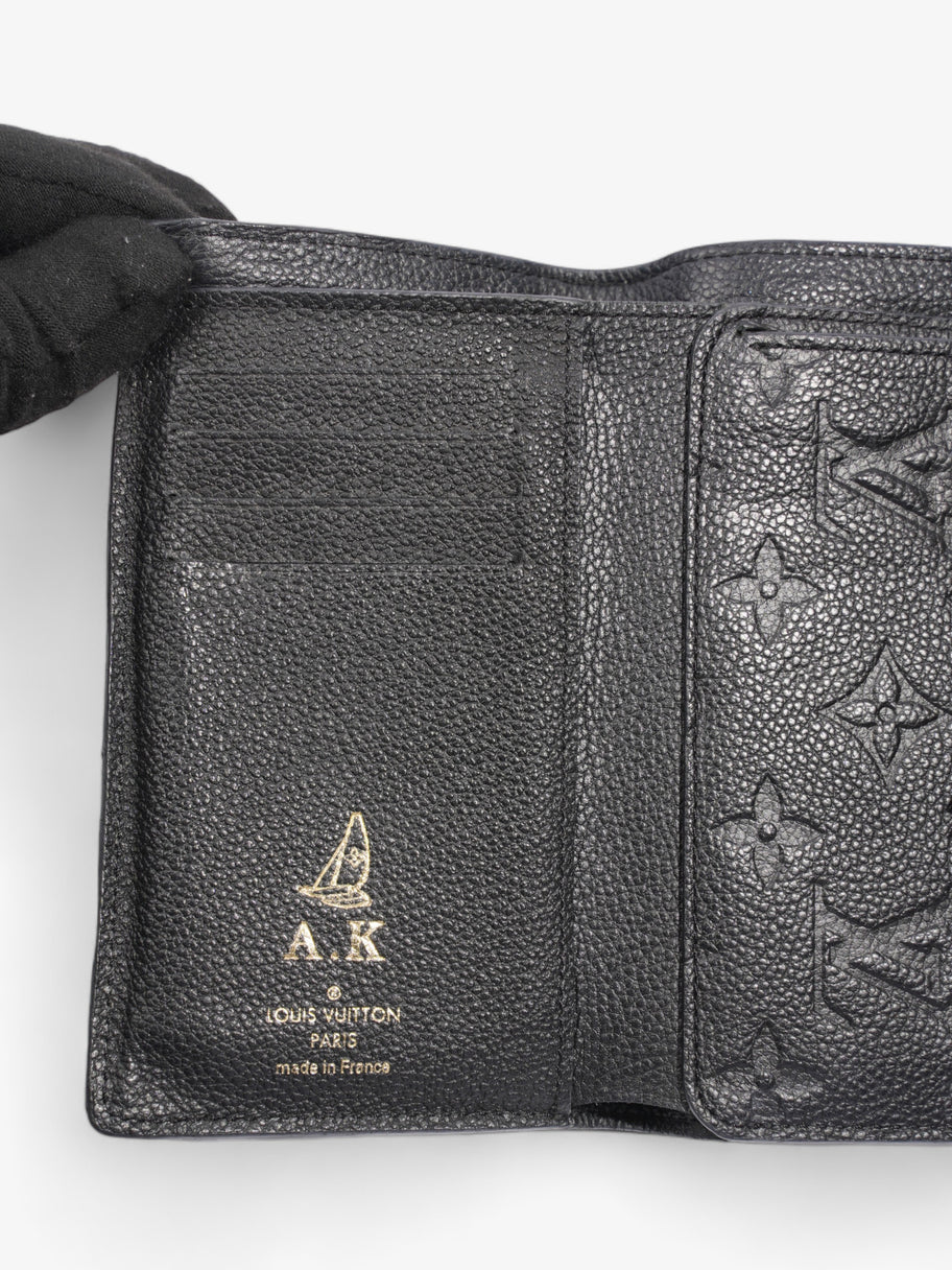 Louis Vuitton Curieuse Trifold wallet  Black / Black Empreinte Leather Image 8