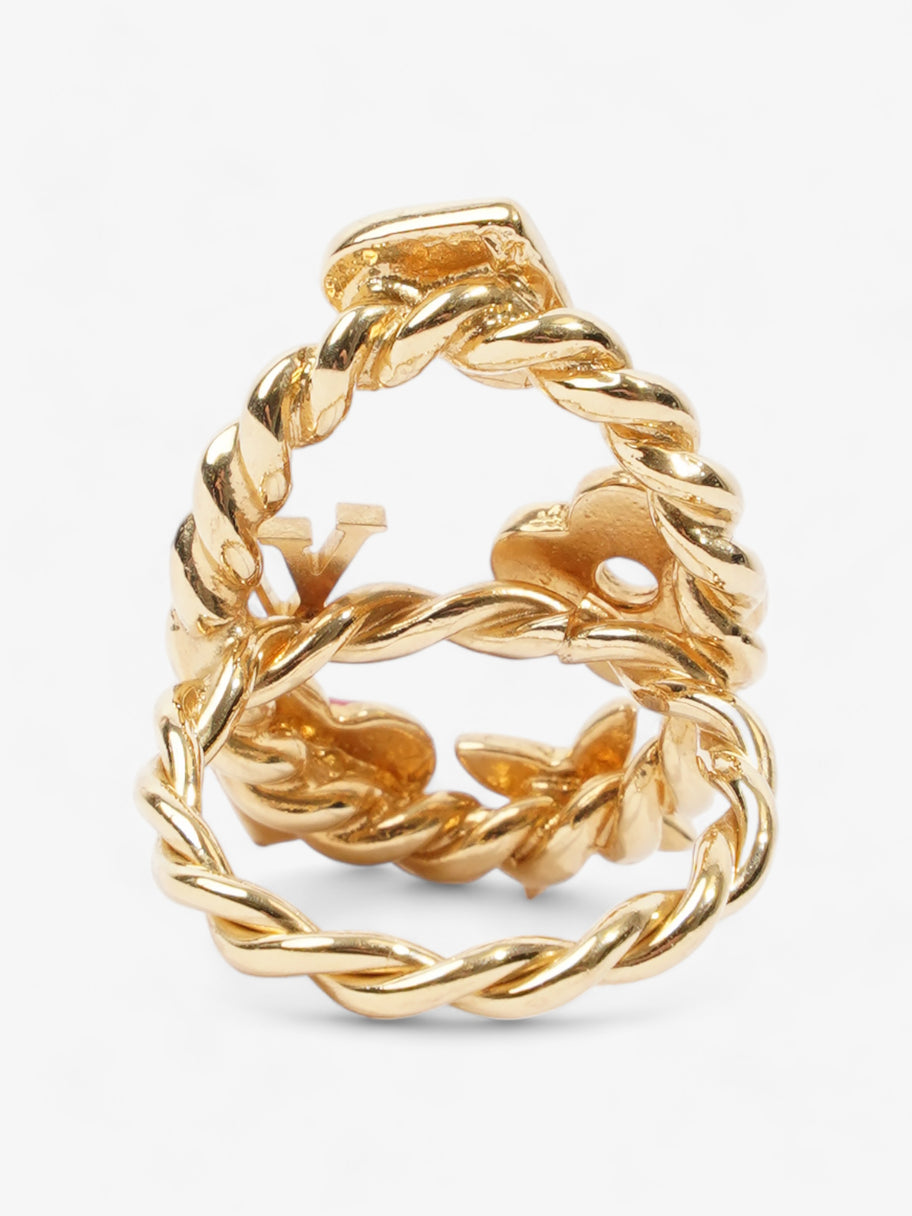 Louis Vuitton Monogram Sweet Ring Gold / Orange / Pink Brass L (Circumference - 51mm) Image 2
