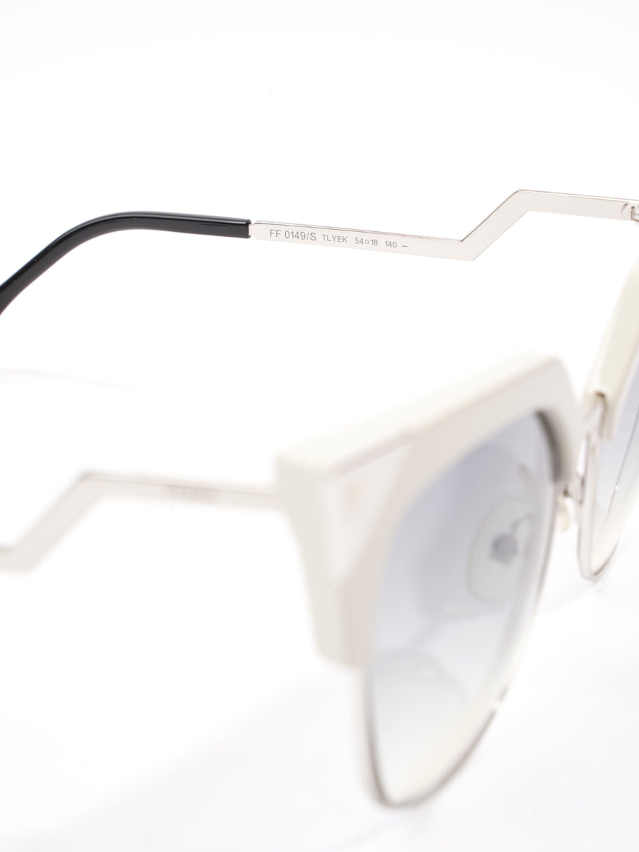 Fendi Cat-Eye Sunglasses Grey Gradient Acetate 140mm Image 7