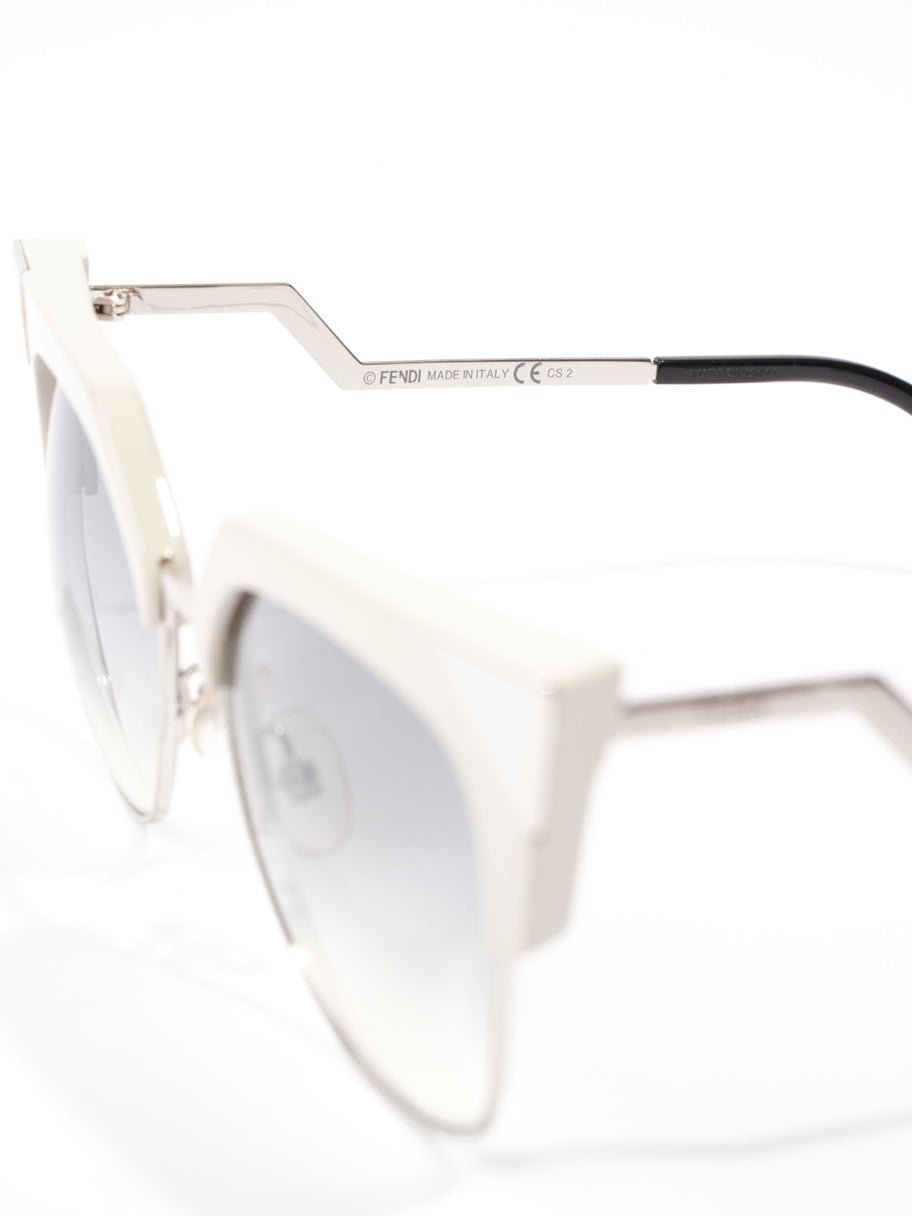 Fendi Cat-Eye Sunglasses Grey Gradient Acetate 140mm Image 8