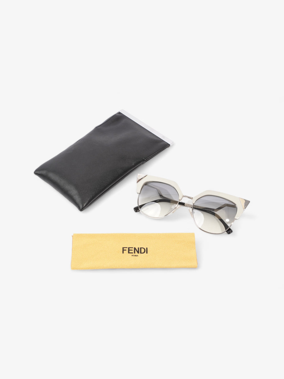 Fendi Cat-Eye Sunglasses Grey Gradient Acetate 140mm Image 9