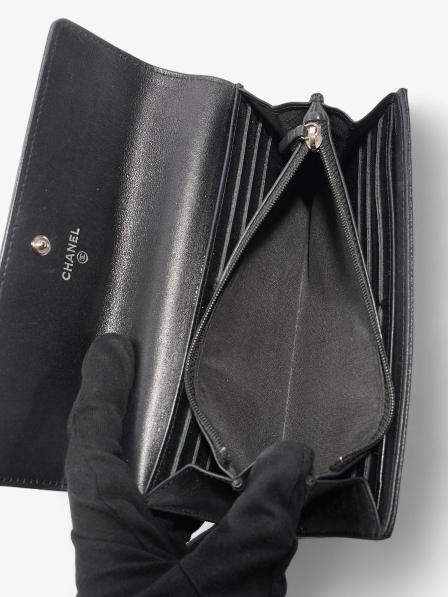 Chanel Coco Mark Caviar Wallet Black Black Caviar Leather Image 5