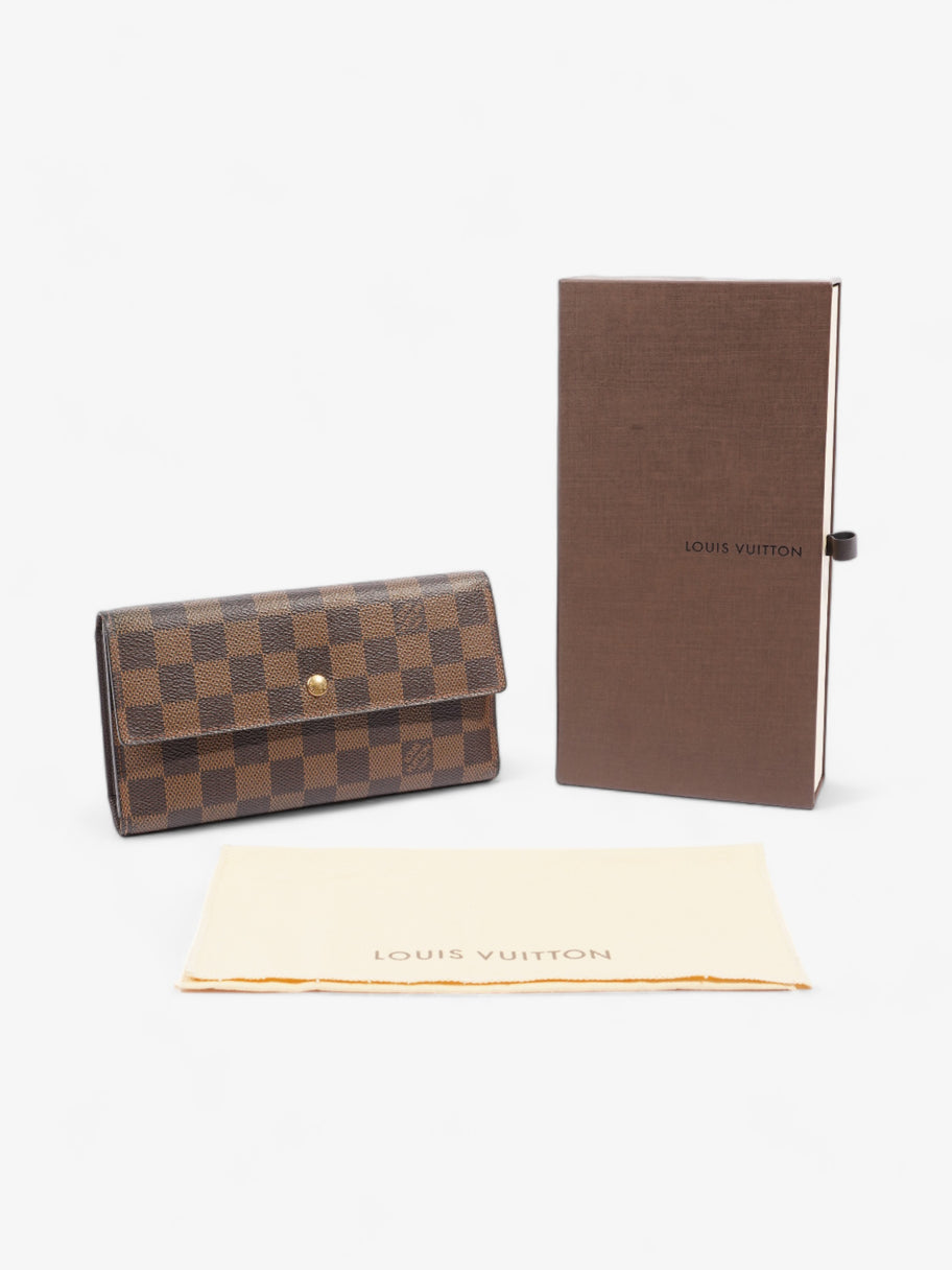Louis Vuitton Sarah Wallet Damier Ebene Coated Canvas Image 7
