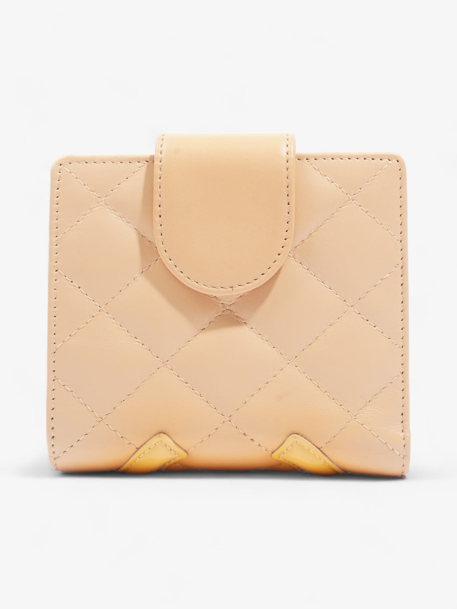 Chanel Cambon Line Wallet Beige Leather Image 2