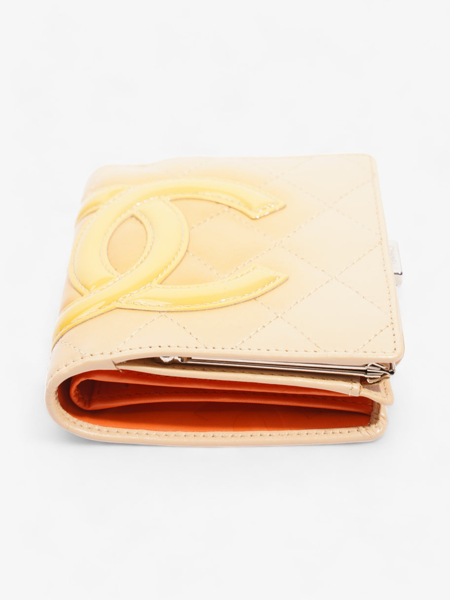 Chanel Cambon Line Wallet Beige Leather Image 3