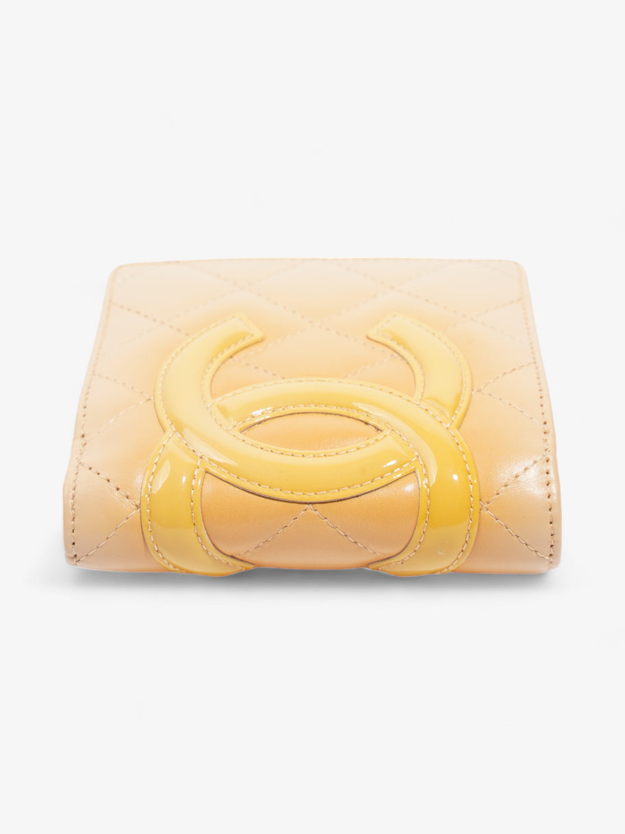 Chanel Cambon Line Wallet Beige Leather Image 5