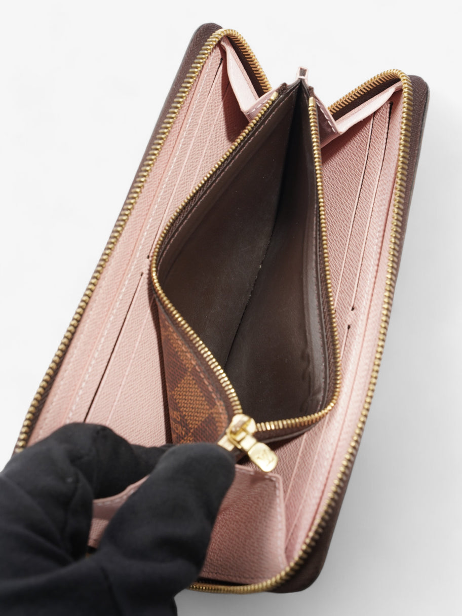 Louis Vuitton Clemence Damier Ebene / Rose Ballerine Coated Canvas Image 5