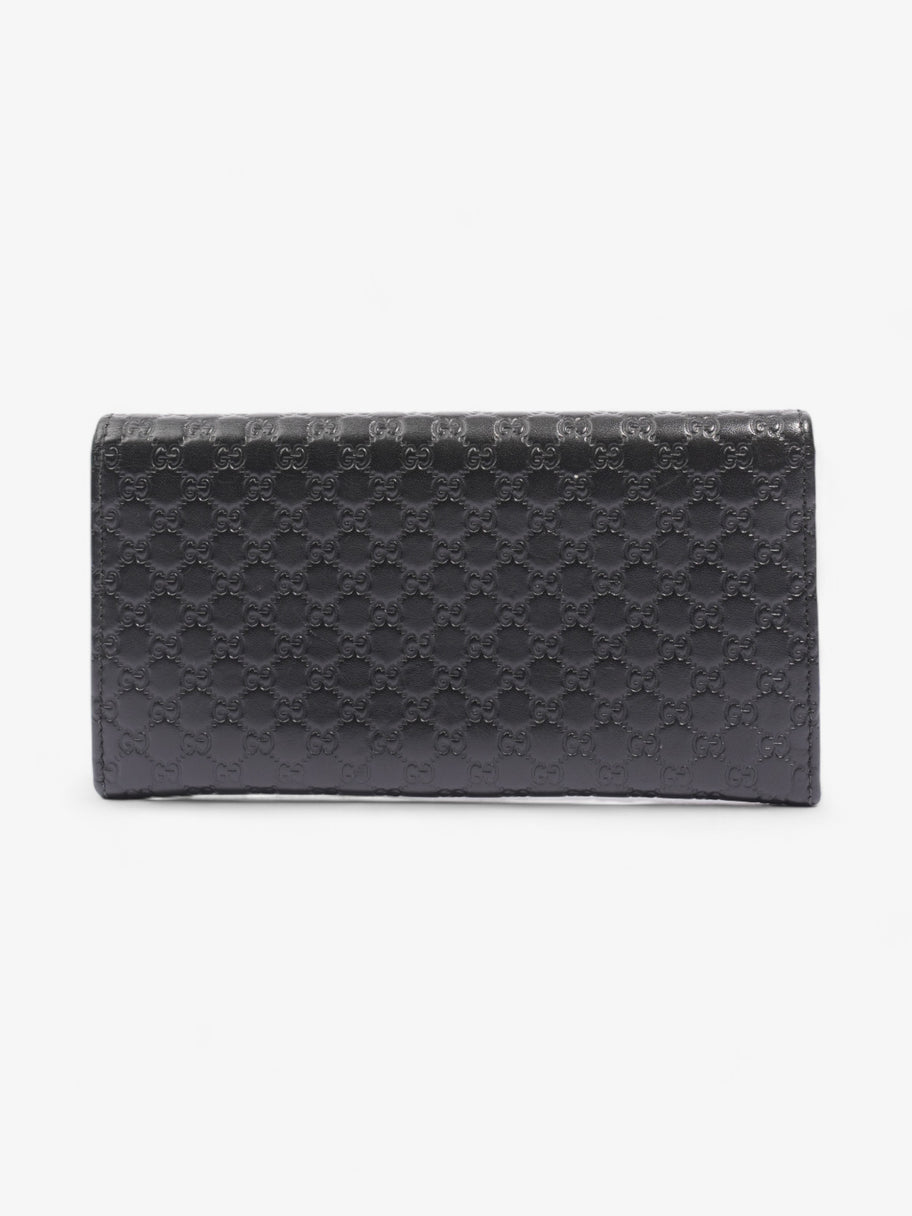 Gucci Bifold Microguccissima Wallet Black Leather Image 2